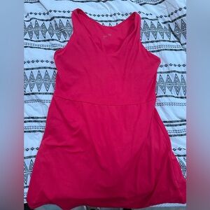 GAP Bright Pink Activewear Dress w/ Shorts